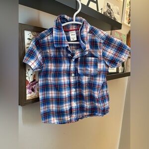 Toddler Boys’ Plaid Shirt